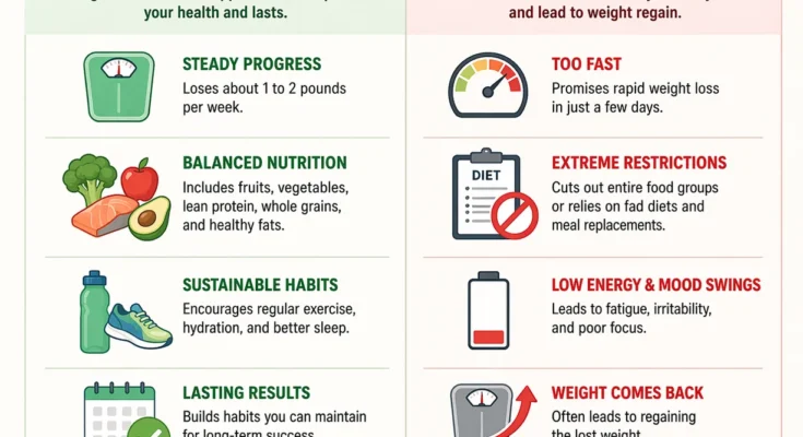 Healthy vs. Unhealthy Weight Loss